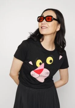 Desigual Pink Panther - T-Shirt Print - Black -Desigual dec6c7a108244406863c0675f2877b75