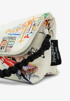Desigual Midsize Illustration Crossbody - Schoudertas - White -Desigual deed7ed0a098485187ee294d045eb716