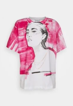 Desigual Pinka - T-Shirt Print - White -Desigual dfd8ac22c3404092b0afaa875474895c