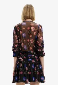 Desigual Embroidered Ethnicweat - Jurk - Black -Desigual e079d0322e9845a6a9b2b87ef203b18b