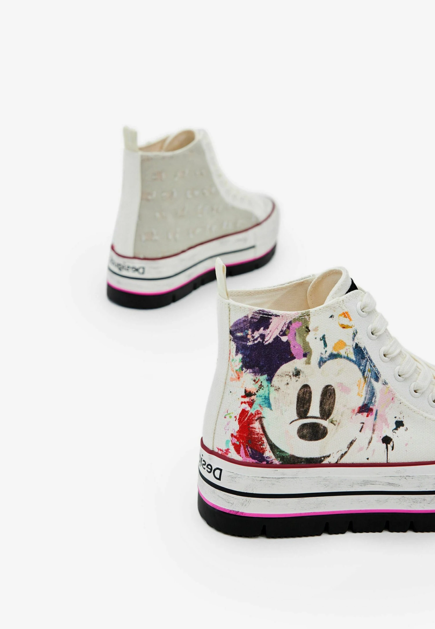 Desigual Disney'S Mickey Mouse High- Platform - Sneakers Hoog - White 5 Desigual Disney'S Mickey Mouse High- Platform - Sneakers Hoog - White - Afbeelding 5