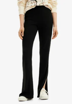 Desigual Stretch Flare - Broek - Black