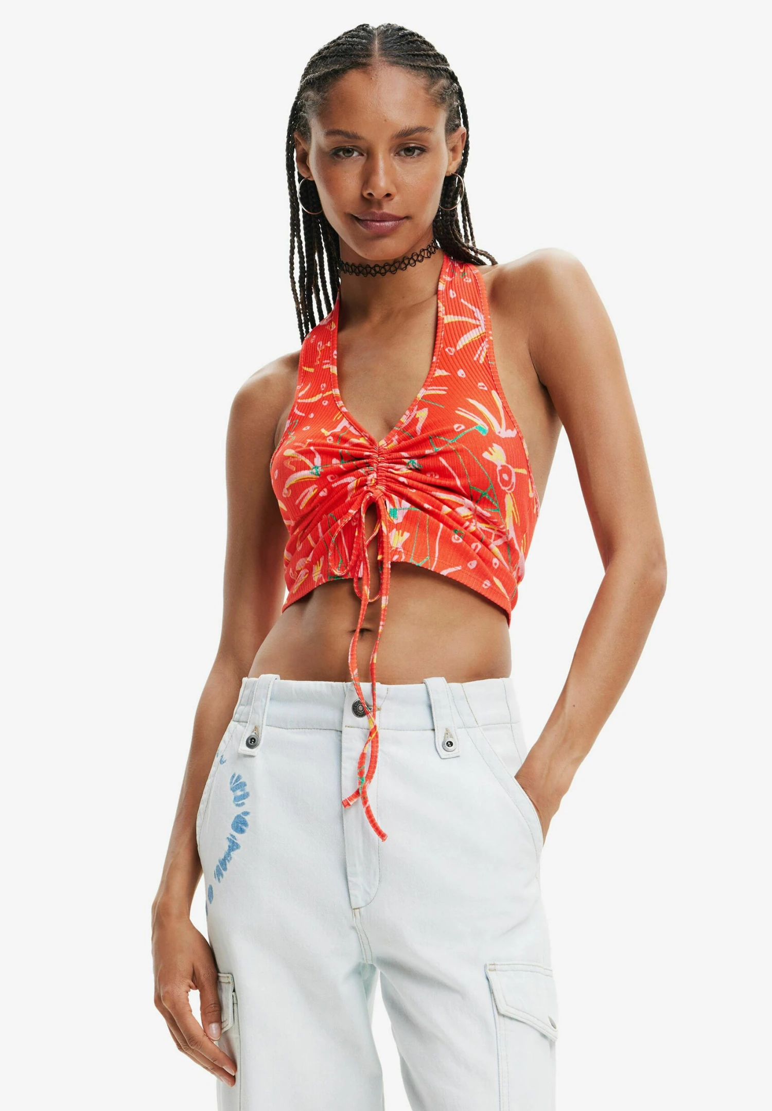 Desigual Designed By M. Christian Lacroix - Top - Red 1 Desigual Designed By M. Christian Lacroix - Top - Red