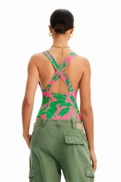 Desigual Tropical - Top - Fuchsia Rose 8 Desigual Tropical - Top - Fuchsia Rose -Desigual e312025f58d94ecaa9e27742dc92eec4