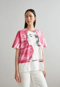 Desigual Pinka - T-Shirt Print - White