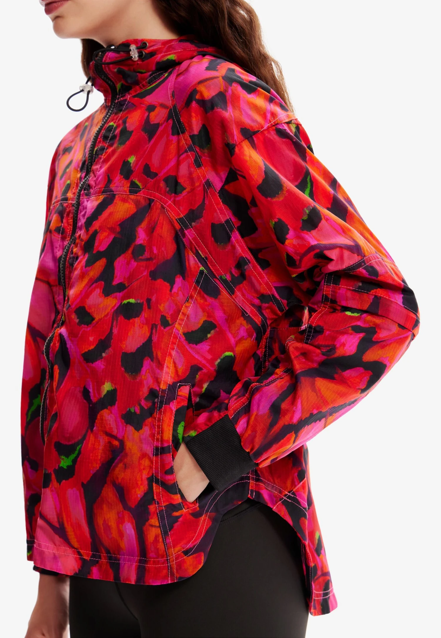 Desigual Lichte Jas - Red 4 Desigual Lichte Jas - Red - Afbeelding 4