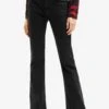 Desigual Flared - Flared Jeans - Black