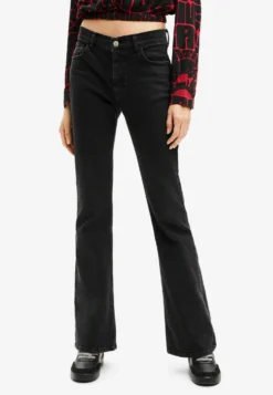 Desigual Flared - Flared Jeans - Black
