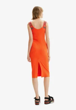 Desigual Slim Ribbed Strappy - Etui-Jurk - Orange 7 Desigual Slim Ribbed Strappy - Etui-Jurk - Orange -Desigual e6d8460639d640e7a06c875679553427 scaled