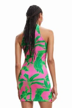 Desigual Vest Tropi - Etui-Jurk - Fuchsia Rose -Desigual e80f5c0705de45ffabecac915d202f1e