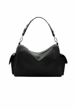 Desigual Midsize Half Logo - Handtas - Black