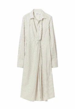 Desigual Striped Midi- Blousejurk - White 9 Desigual Striped Midi- Blousejurk - White -Desigual e86f44c198a34ff59e329e73037cbeb9 scaled