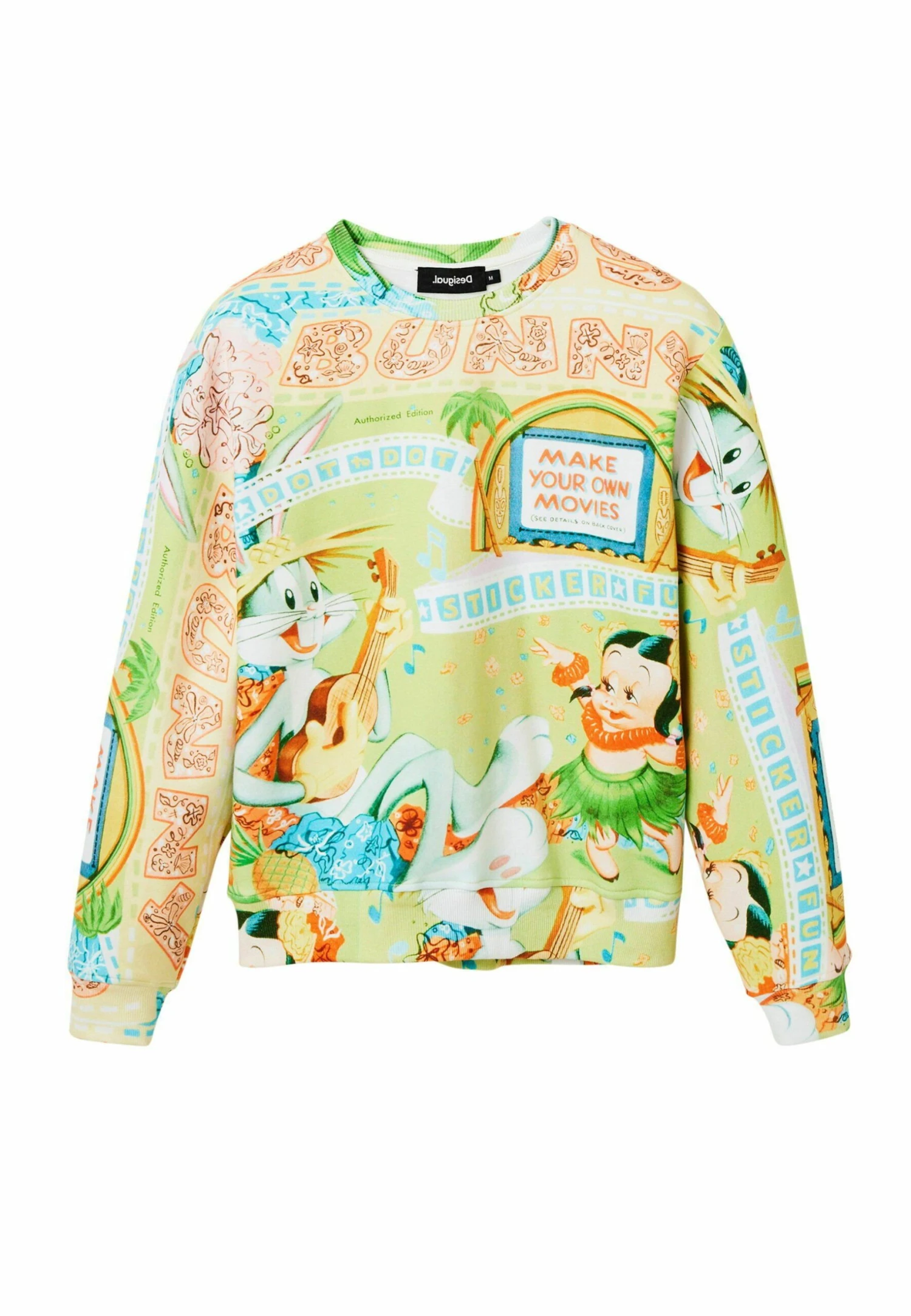 Desigual Bugs Bunny Movie - Sweater - Green 5 Desigual Bugs Bunny Movie - Sweater - Green - Afbeelding 5