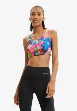 Desigual Reversible Triangle Bikini - Top - Multi Coloured
