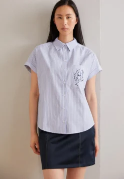 Desigual Cam Dara - Blouse - Celeste