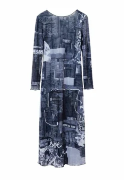 Desigual Slim Newspaper- Jurk - Black -Desigual e959b306e2f54bdf9ee4ccdd203d631c scaled