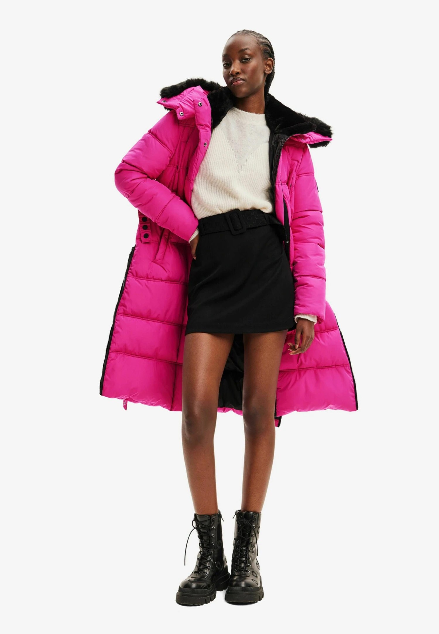 Desigual Embroidered Belt - Minirok - Black 2 Desigual Embroidered Belt - Minirok - Black - Afbeelding 2