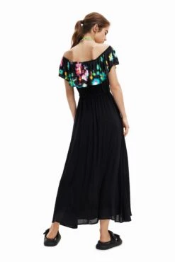 Desigual Vest Susan - Maxi-Jurk - Black 7 Desigual Vest Susan - Maxi-Jurk - Black -Desigual ebe63625244f4990a44695241c2b071a