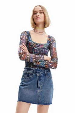 Desigual Lettering - Longsleeve - Black