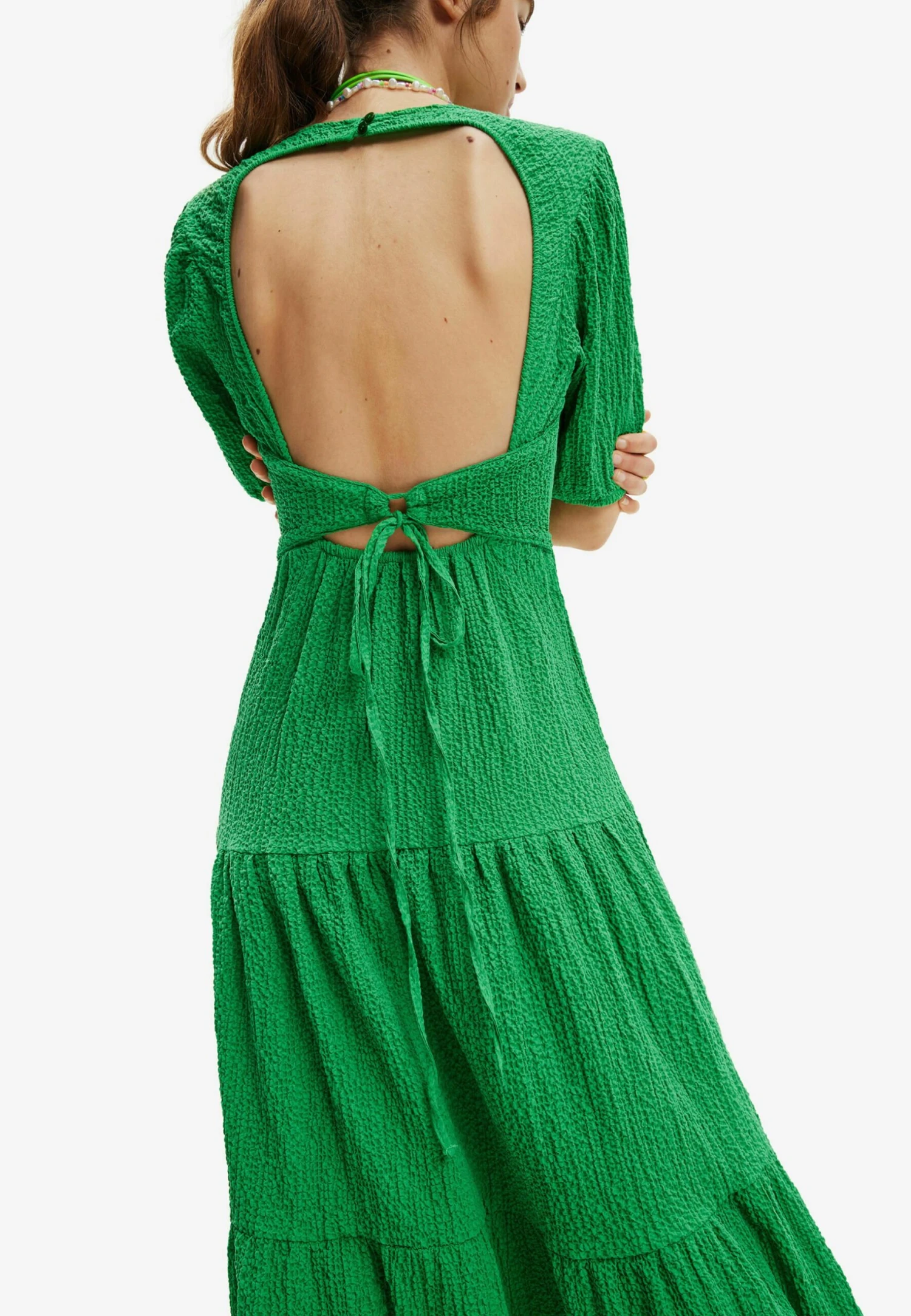 Desigual Stretchport - Jurk - Green 4 Desigual Stretchport - Jurk - Green - Afbeelding 4