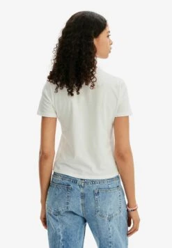 Desigual Short Sleeve Flower - T-Shirt Print - White -Desigual ed985741ee204095bd4ad17a732a972e