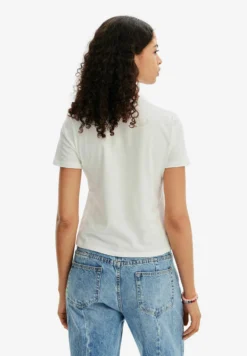 Desigual Short Sleeve Flower - T-Shirt Print - White -Desigual ed985741ee204095bd4ad17a732a972e scaled