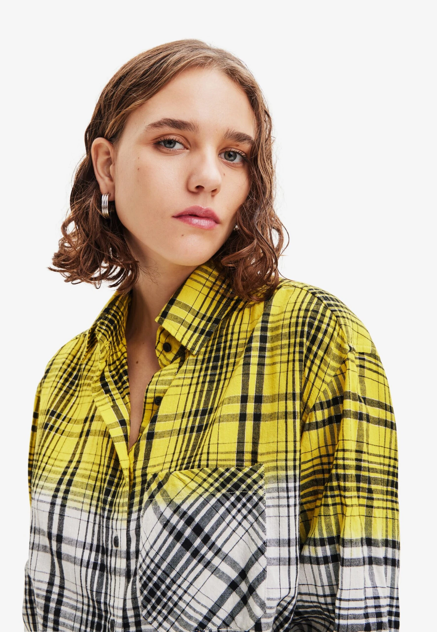 Desigual Overhemdblouse - Yellow 4 Desigual Overhemdblouse - Yellow - Afbeelding 4