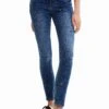 Desigual Mickey - Jeans Skinny Fit - Denim Medium Wash