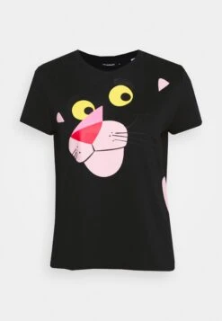 Desigual Pink Panther - T-Shirt Print - Black -Desigual eeafdccb2a304c1582c6c8d2a4b5f0c6