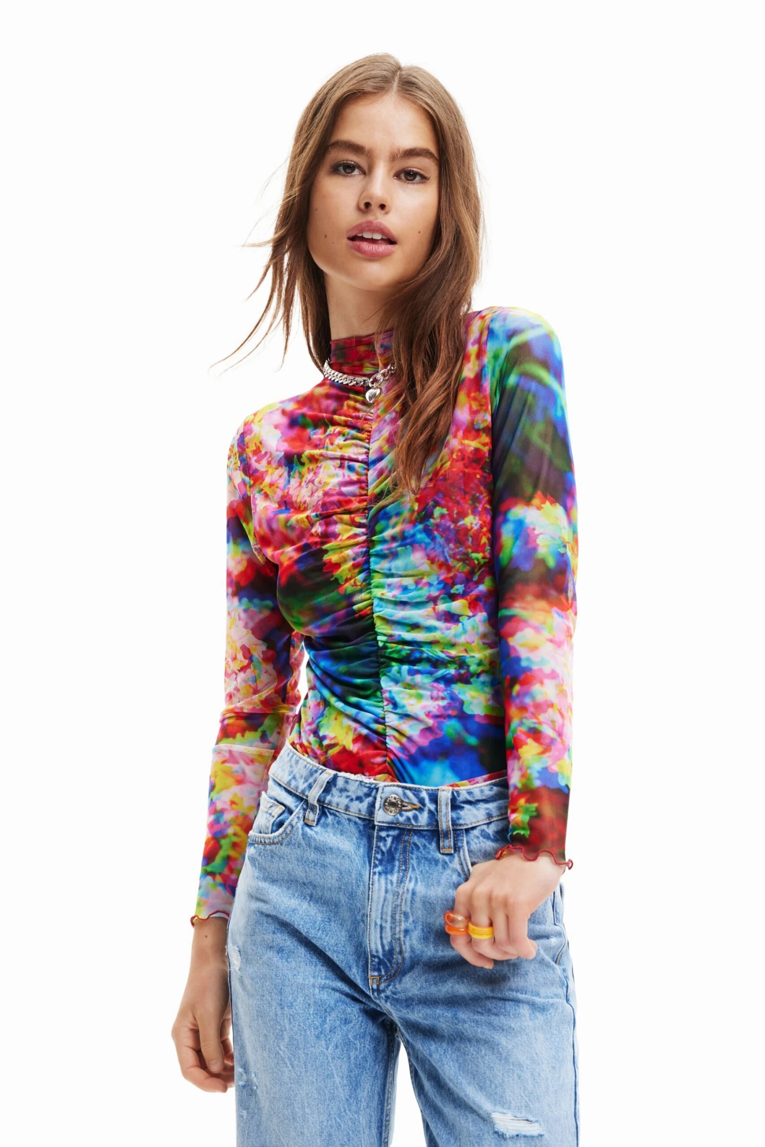 Desigual Dana - Longsleeve - Tutti Fruti 1 Desigual Dana - Longsleeve - Tutti Fruti