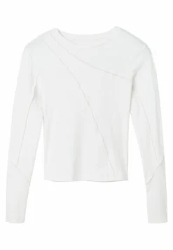 Desigual Ribbed Patchwork - Longsleeve - White 9 Desigual Ribbed Patchwork - Longsleeve - White -Desigual ef96911a70fe453c8a14b999277580f7 scaled