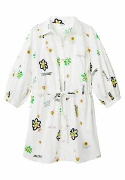 Desigual Shorsleeve Rhinestone - Blousejurk - White -Desigual efa72fadcb9644fba0d99cda5106f2a5 scaled