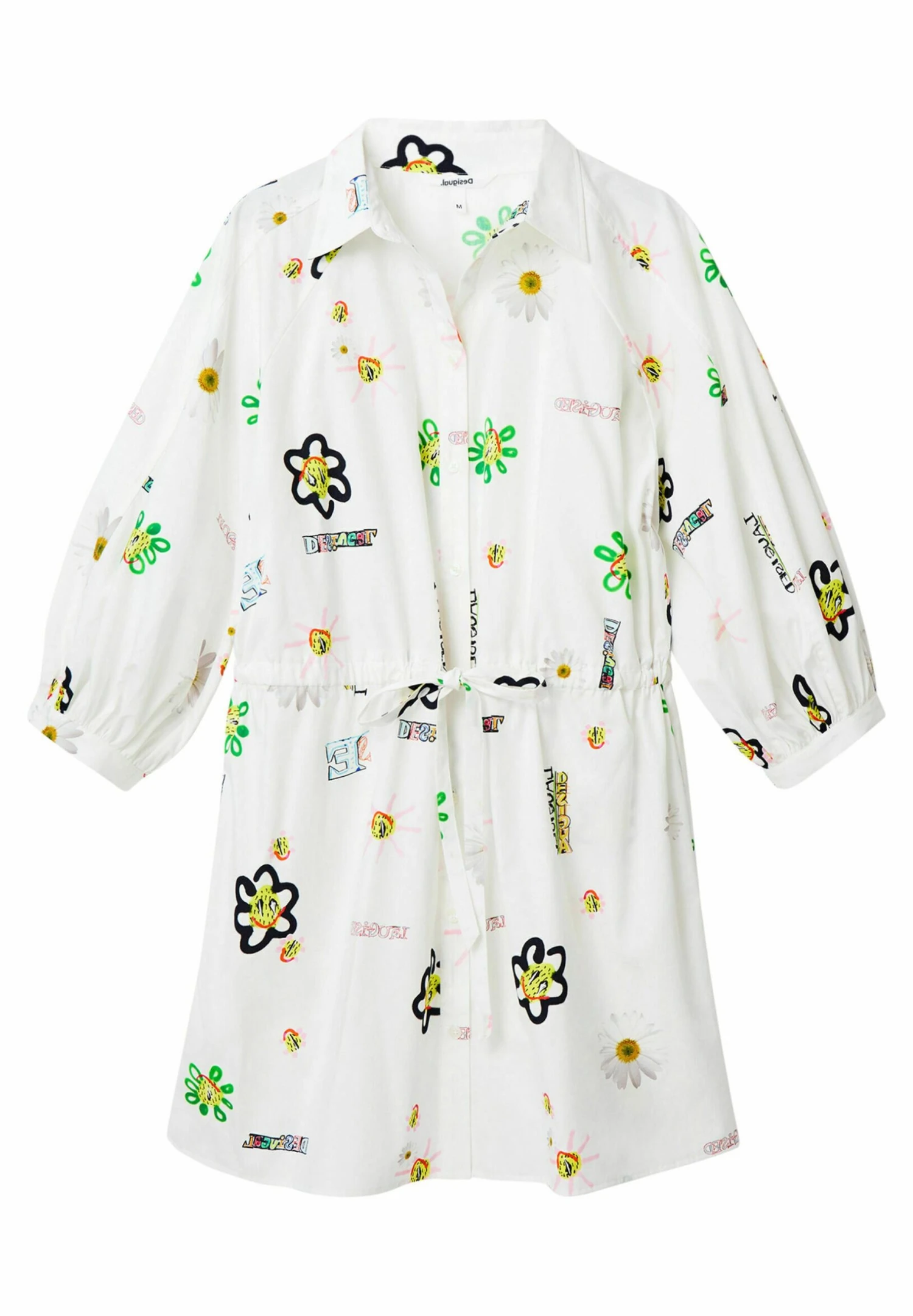 Desigual Shorsleeve Rhinestone - Blousejurk - White 5 Desigual Shorsleeve Rhinestone - Blousejurk - White - Afbeelding 5