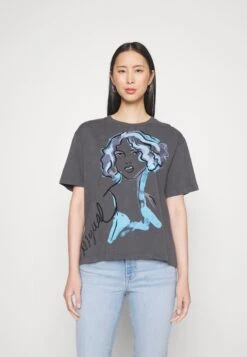 Desigual Mona - T-Shirt Print - Grey -Desigual f051bba5a3e9450c99fc8e82e5319497