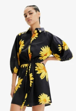 Desigual Stretchport - Blousejurk - Black