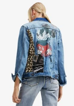 Desigual Mickey Mouse Trucker - Spijkerjas - Blue