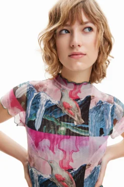 Desigual Colibrí - T-Shirt Print - Tutti Fruti -Desigual f1aba3be74124b0081d834e041653969 scaled