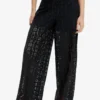 Desigual Sheer Lace - Broek - Black