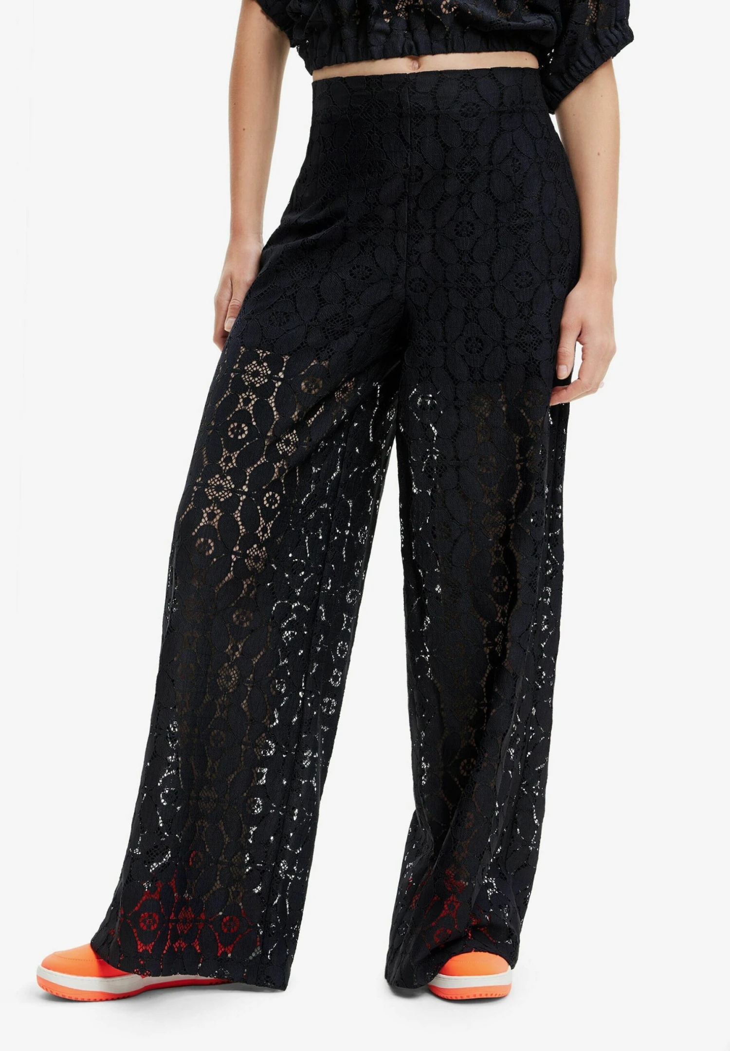 Desigual Sheer Lace - Broek - Black 1 Desigual Sheer Lace - Broek - Black