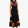 Desigual Designed By M. Christian Lacroix - Maxi-Jurk - Black