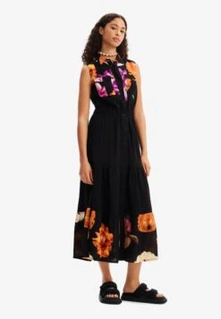 Desigual Designed By M. Christian Lacroix - Maxi-Jurk - Black