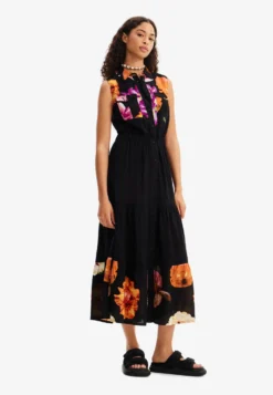 Desigual Designed By M. Christian Lacroix - Maxi-Jurk - Black