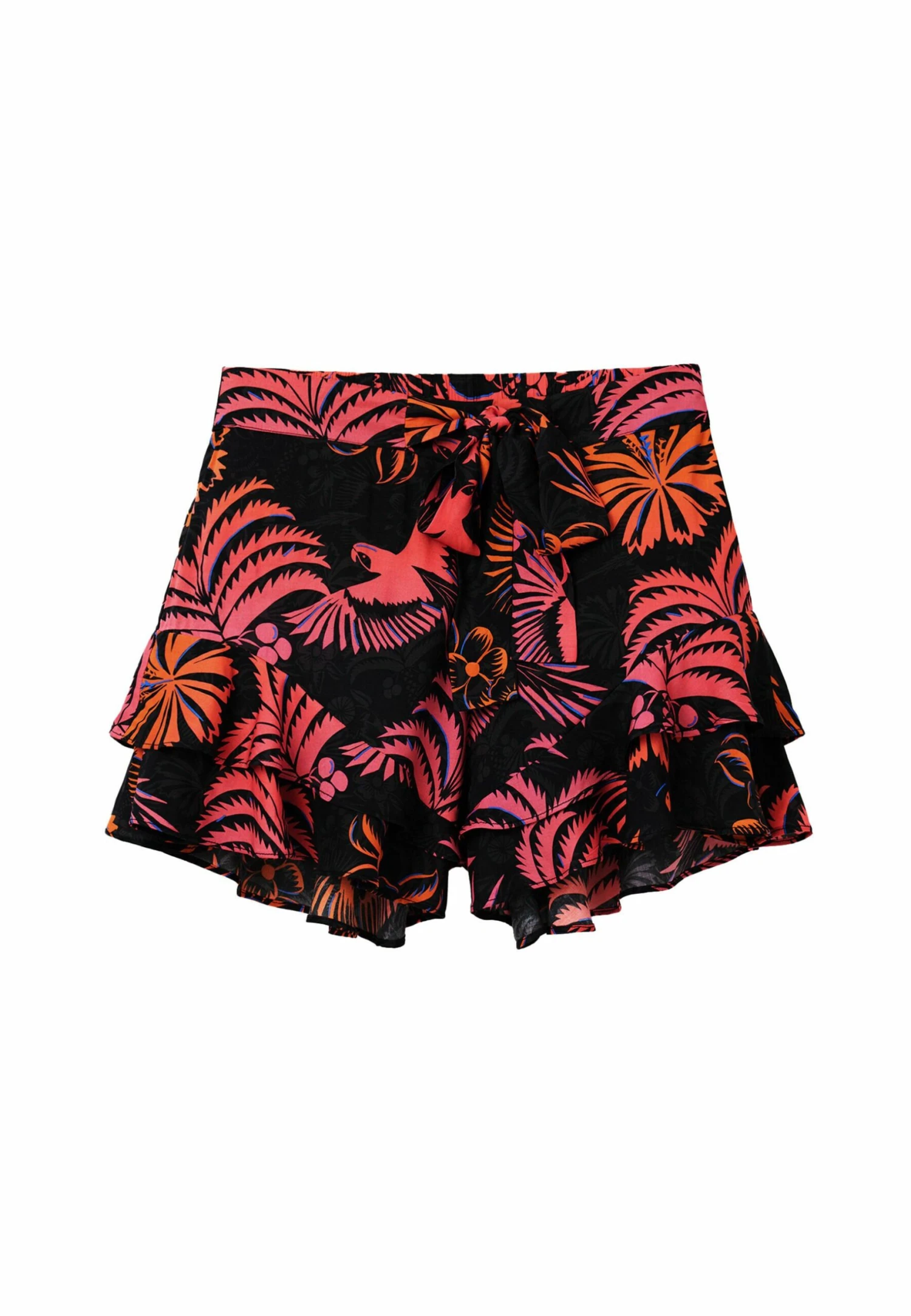Desigual Tropical Ruffle - Strandaccessoire - Black 4 Desigual Tropical Ruffle - Strandaccessoire - Black - Afbeelding 4