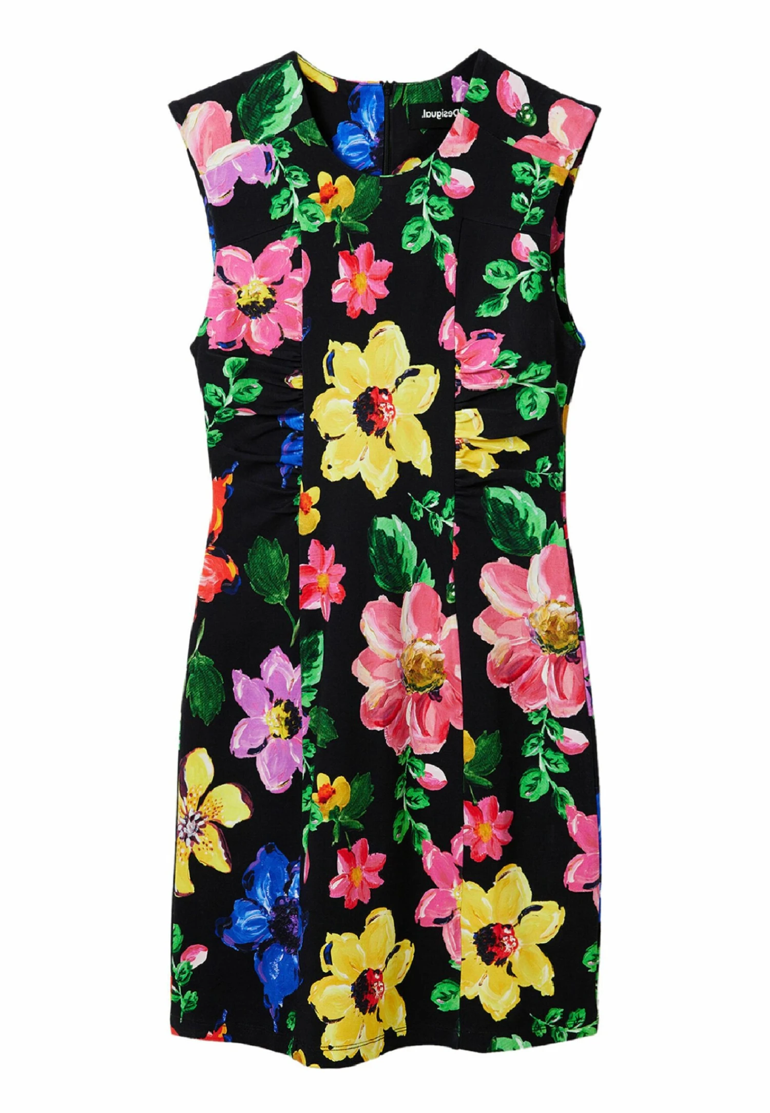 Desigual Floral - Etui-Jurk - Black 5 Desigual Floral - Etui-Jurk - Black - Afbeelding 5