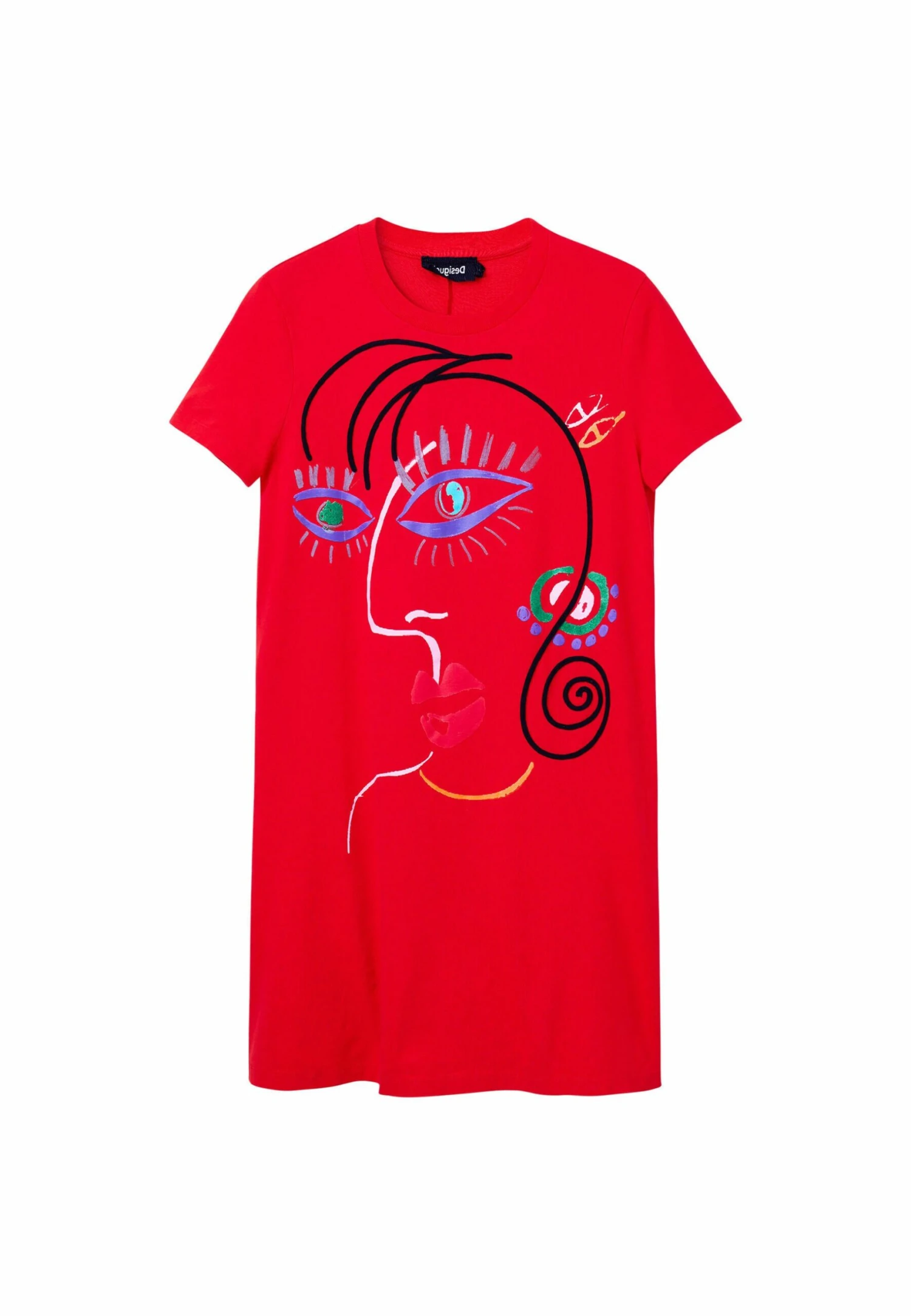 Desigual Designed By M. Christian Lacroix - Jerseyjurk - Red 5 Desigual Designed By M. Christian Lacroix - Jerseyjurk - Red - Afbeelding 5