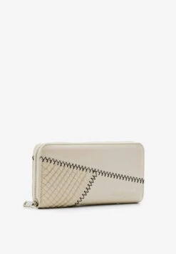 Desigual Large Patchwork- Portemonnee - White -Desigual f70b3761d0be40a3b4af8374c8df0647