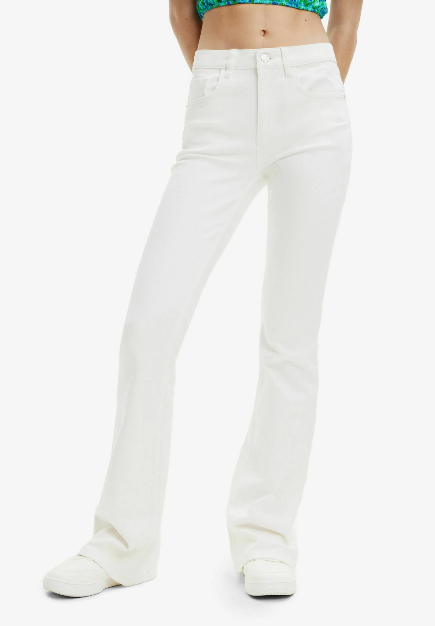 Desigual Long Flare - Flared Jeans - White 2 Desigual Long Flare - Flared Jeans - White - Afbeelding 2