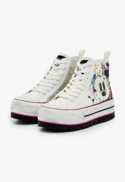 Desigual Disney'S Mickey Mouse High- Platform - Sneakers Hoog - White -Desigual fa0ff9234ab745a78e038344068178c8 scaled