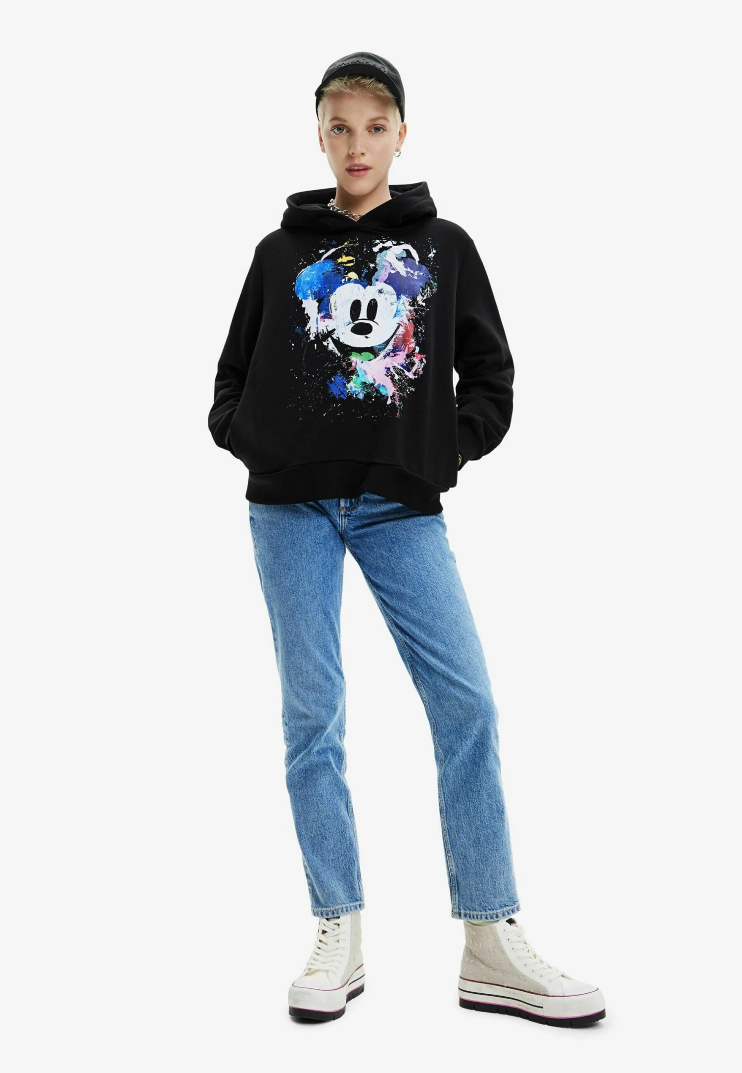 Desigual Disney'S Mickey Mouse - Hoodie - Black 2 Desigual Disney'S Mickey Mouse - Hoodie - Black - Afbeelding 2