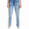 Desigual Disney - Relaxed Fit Jeans - Denim Light Wash